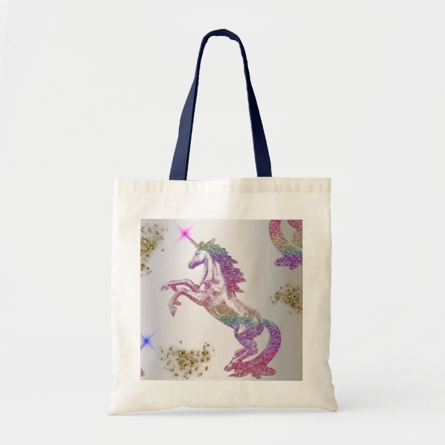 Crystal Rainbow Unicorn Tygkasse (Framsidan)