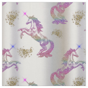 Crystal regnbågeUnicorns Tyg