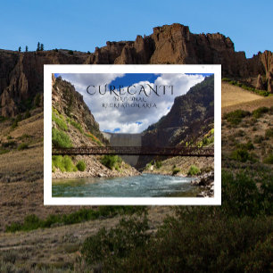 Crystal Reservoir, Dam, Footbridge, Curecanti NRA Vykort