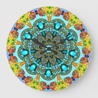 Crystal Ring Fractal Stor Klocka