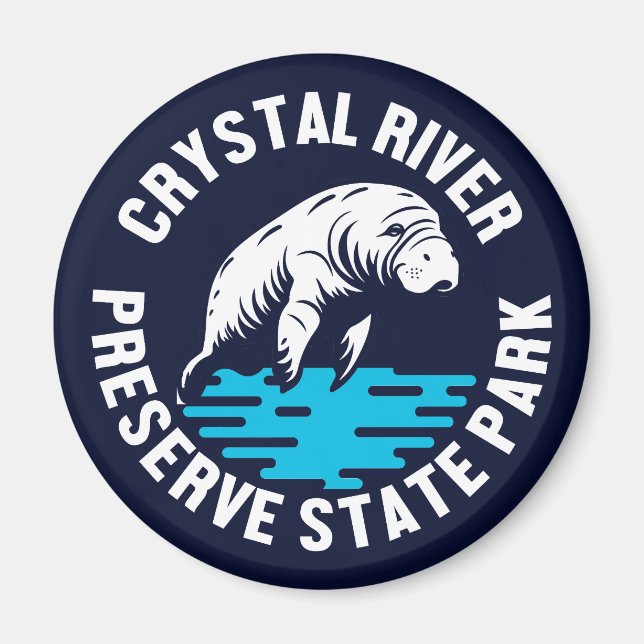 Crystal River Preserve State Park Magnet (Framsidan)