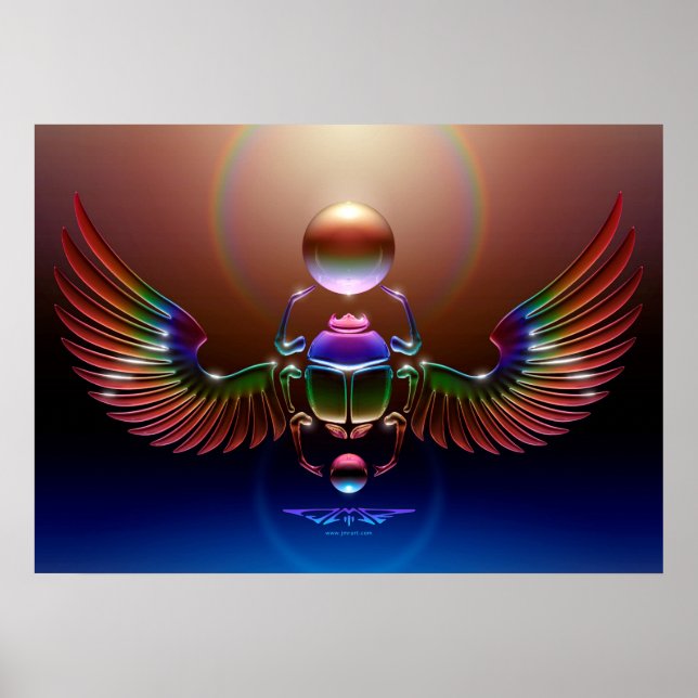 Crystal Scarab av J. Matthew Root Poster (Framsidan)