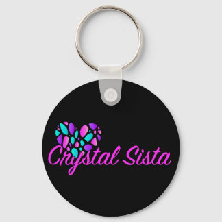 Crystal Sista Keychain Shock rosa Nyckelring