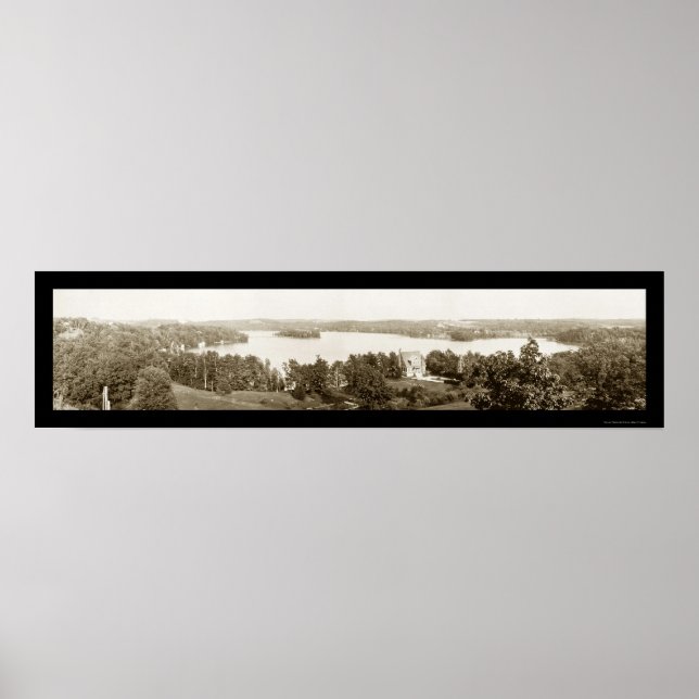 Crystal Sjö Wisconsin Photo 1913 Poster (Framsidan)