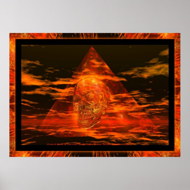 CRYSTAL SKULL in Pyramid Poster (Framsidan)