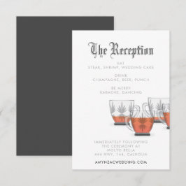 Crystal Slå bockmottagningskort OSA Kort