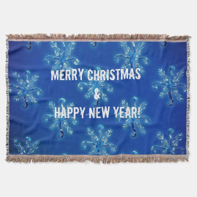 Crystal Snöflingor Filt (Framsidan)