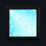 Crystal Snöflingor Mönster Minnesask<br><div class="desc">Crystal Snöflingor Mönster . Design Copyright BluedarkkArt</div>