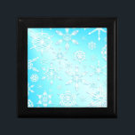 Crystal Snöflingor Mönster Minnesask<br><div class="desc">Crystal Snöflingor Mönster . Design Copyright BluedarkkArt</div>