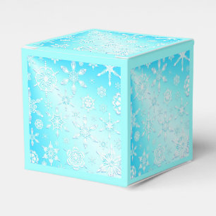 Crystal Snöflingor Mönster Presentaskar