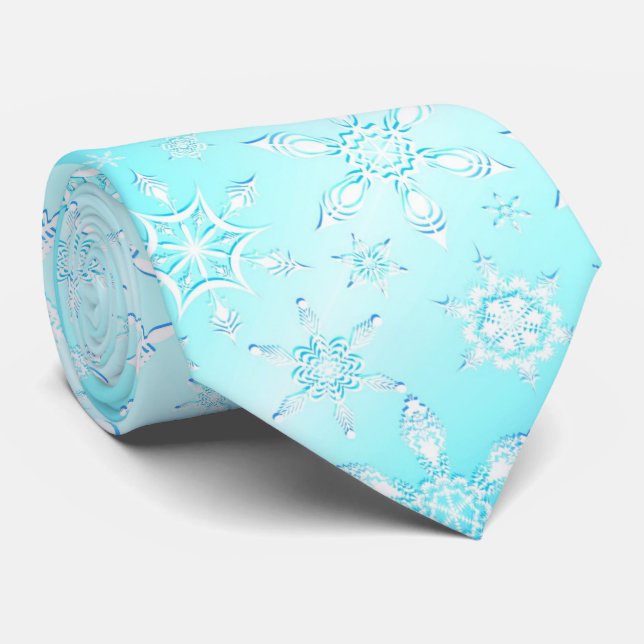 Crystal Snöflingor Mönster Slips (Rullad)