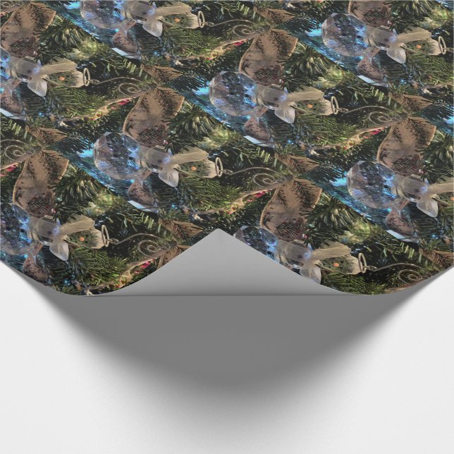 Crystal Snögubbe Julgran Ornament Presentpapper (Hörn)