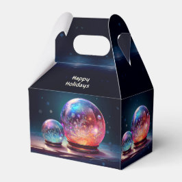 Crystal Snowballs Christmas Holiday Gift Box Presentaskar