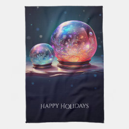 Crystal Snowballs Holiday Kitchen Towel Kökshandduk