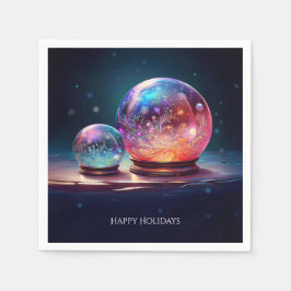 Crystal Snowballs Holiday Napkin Pappersservett