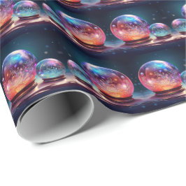 Crystal Snowballs Holiday Wrapping Paper Presentpapper