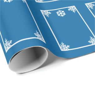 Crystal Snowflake-julafton Papper Presentpapper