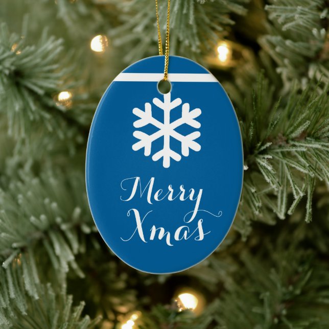 Crystal Snowflake-juljul Ornament (Träd)