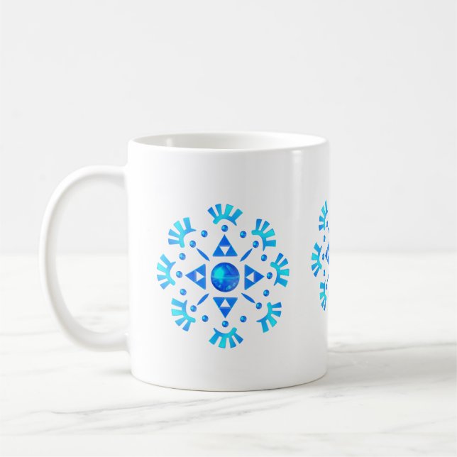 Crystal Snowflake Kaffemugg (Vänster)