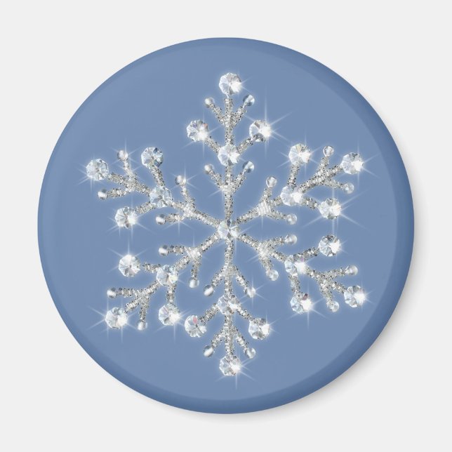 Crystal Snowflake Magnet (Framsidan)