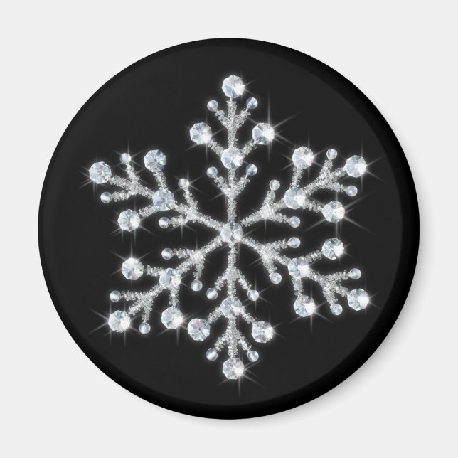 Crystal Snowflake Magnet (Framsidan)