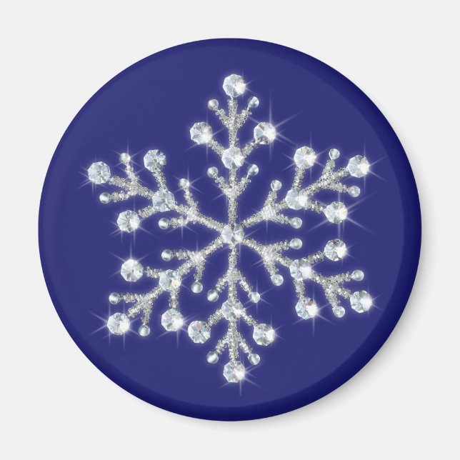 Crystal Snowflake Magnet (Framsidan)