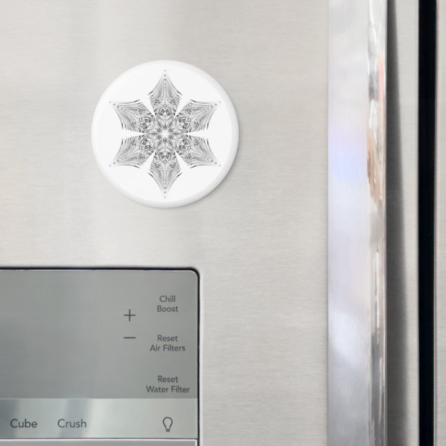 Crystal Snowflake - Magnet (In Situ (Fridge))