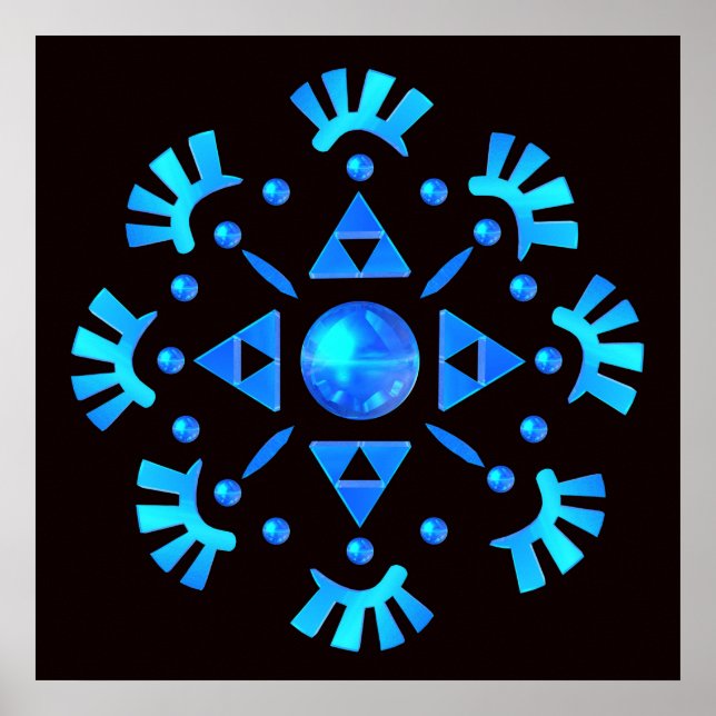 Crystal Snowflake Poster (Framsidan)