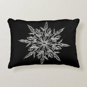 Crystal Snowflake Prydnadskudde