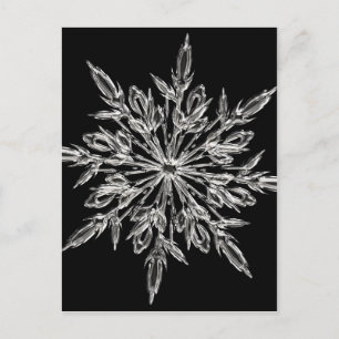 Crystal snowflake vykort