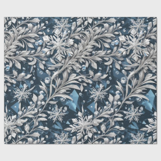 Crystal Snowflake Wrapping Papper Presentpapper