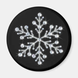 Crystal Snowflakemagnet Magnet