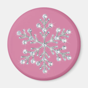 Crystal Snowflakemagnet Magnet