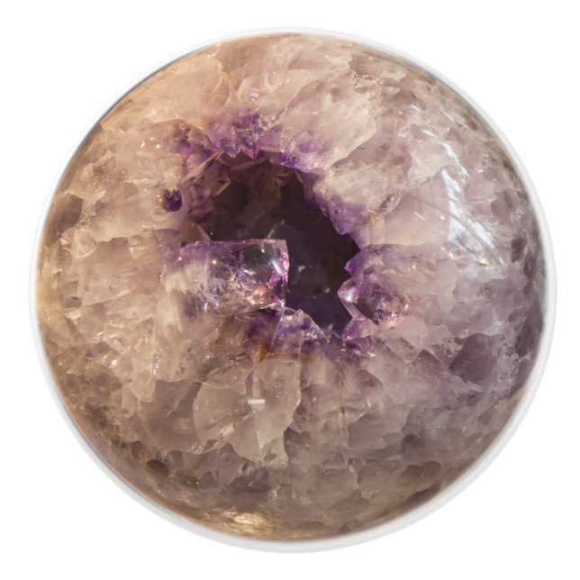 Crystal Sphere Amethyst Healing Crystals Knopp (Framsidan)