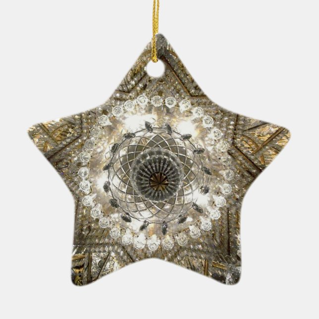 "Crystal" Star Ornament (Silver/Guld) (Framsidan)