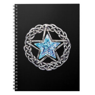 Crystal Star Spiral bärbar dator Anteckningsbok Med Spiral