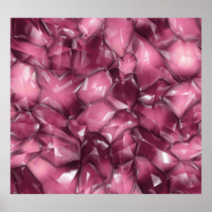 Crystal Struktur Big Collection Seamless Poster