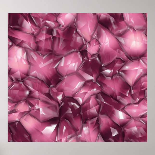 Crystal Struktur Big Collection Seamless Poster (Framsidan)