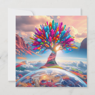 Crystal Sunrise Julkort