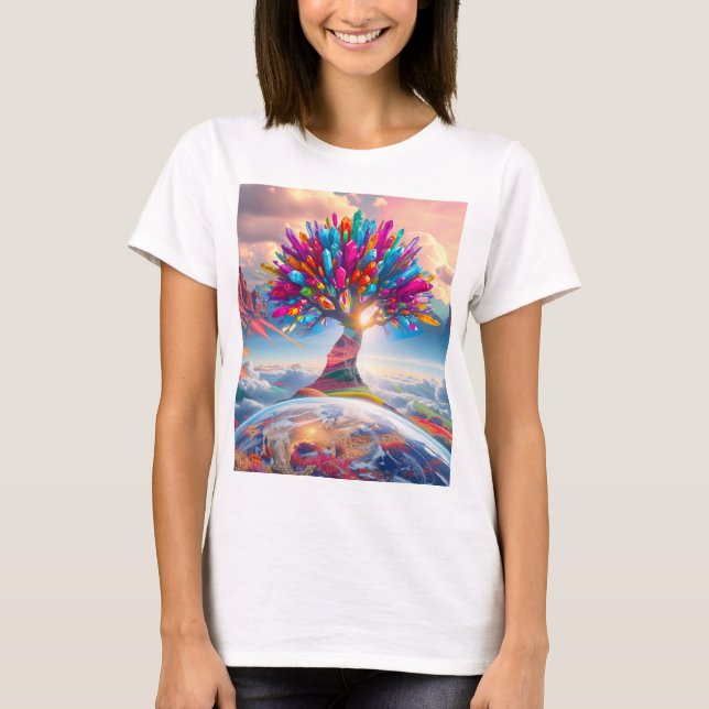 Crystal Sunrise T Shirt (Framsida)