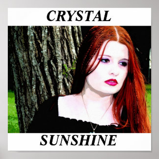 Crystal Sunshine 11x11 poster