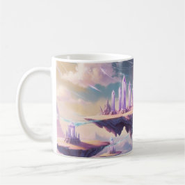 Crystal Temple Mugg - Flytande Fantasy Realm-kaffe