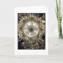 "Crystal", tomt gratulationskort