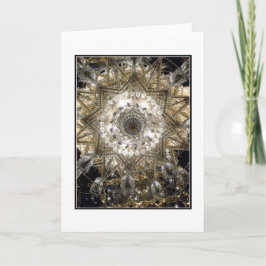 "Crystal", tomt gratulationskort Helgkort