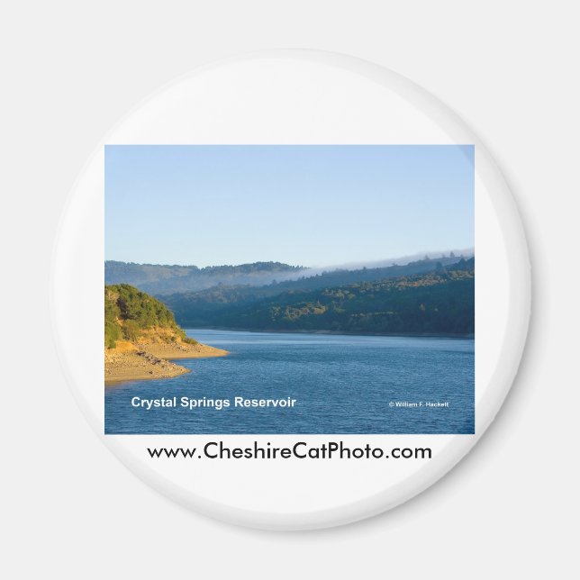 Crystal Vår Reservoir California Products Magnet (Framsidan)