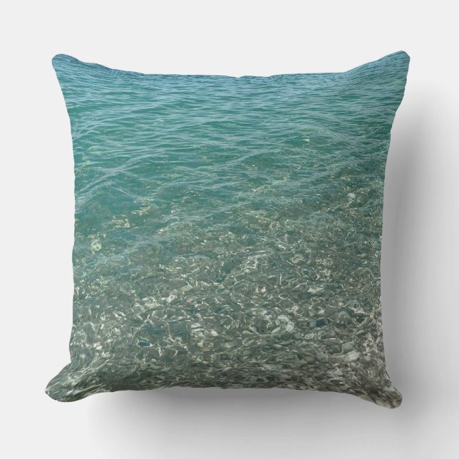 Crystal Vatten Beach Vibe Kudde (Framsida)