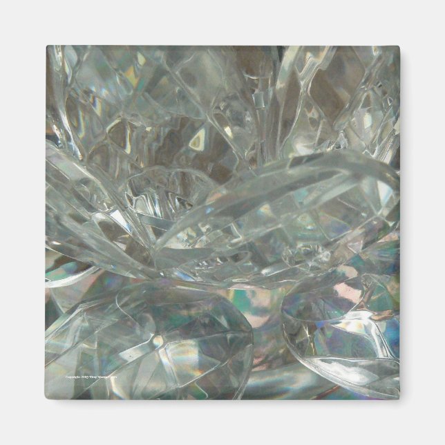 Crystal Vatten Lily Magnet (Framsidan)