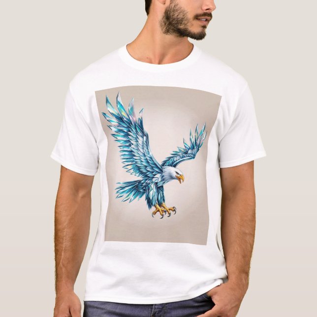 Crystal Vingar of Freedom T Shirt (Framsida)