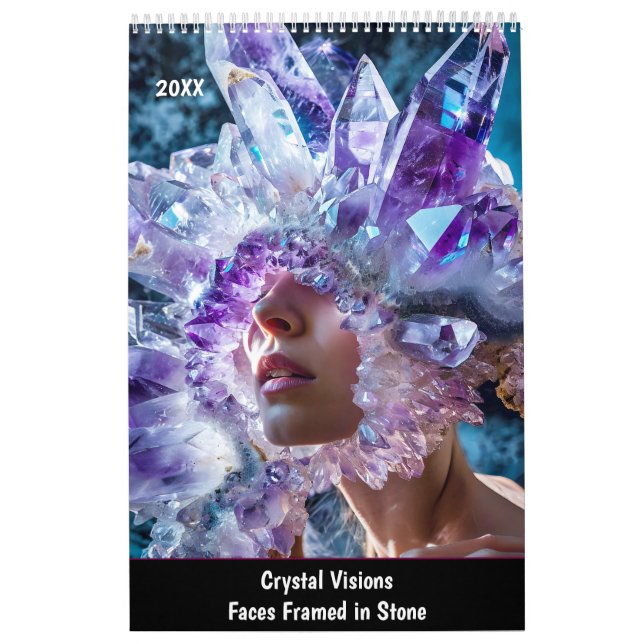 Crystal Visions – Faces Framed in Stone Kalender (Omslag)