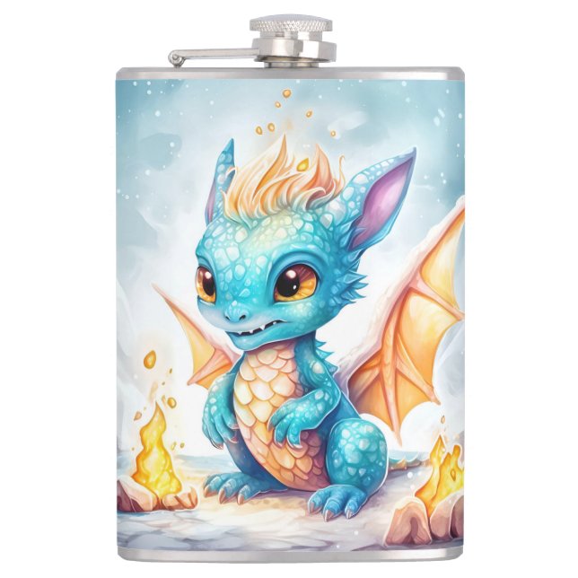 Crystalized Cute Baby blue Dragon Fickplunta (Framsidan)
